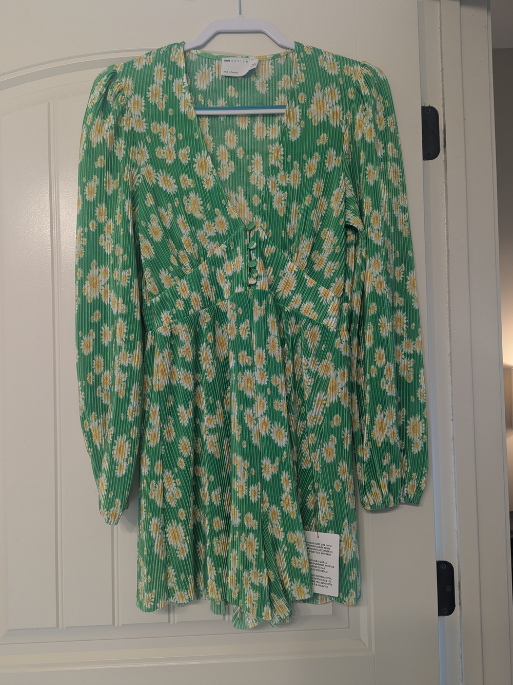 ASOS Green Floral Romper